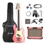 Fojill Full Size Electric Bass Guitar Starter Kit