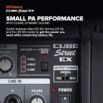 Roland CUBE Street EX 50W Battery Powered Amp