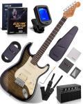 AKLOT Stryde Electric Guitar Beginner Kit - Obsidian Black