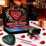 24-Piece Colorful Guitar Picks Set with Tin Case