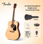 Fender Dreadnought Acoustic Guitar Bundle with Accessories