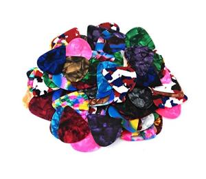 Honbay 100pcs Colorful 0.46mm Guitar Picks