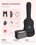 Vangoa Pink Electric Guitar Starter Kit with Amp