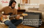 Fender Champion II 100W Guitar Combo Amp Bundle