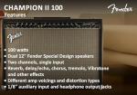 Fender Champion II 100W Guitar Combo Amp Bundle