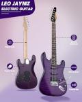 Leo Jaymz 39" ST Style Electric Guitar Bundle