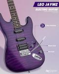 Leo Jaymz 39" ST Style Electric Guitar Bundle