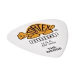 Dunlop Tortex Wedge Picks, White/Orange, .60mm