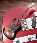 Axe Heaven FJ-002 Fender Jazz 3-Color Sunburst Miniature Bass Replica