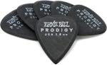 Ernie Ball Prodigy Guitar Picks, Standard, Black 1.5mm, 6-pack (P09199)