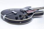 GROTE Jazz Electric Guitar with Gig Bag - Black
