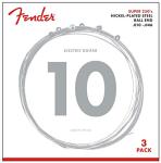 Fender Super 250 Nickel Electric Guitar Strings 3-Pack