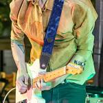 YIKOKO 2-Inch Velvet Guitar Strap with Leather Ends