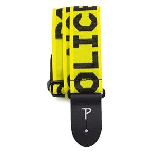 Perri's Leathers Adjustable Guitar Strap - Yellow/Black