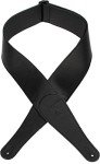 Levy's Black Garment Leather Guitar Strap M7GG3-BLK