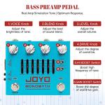 JOYO Overdrive Amp Simulator Effect Pedal for Bass