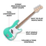 Fender Squier Precision Bass Guitar - Sea Foam Green