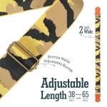 BoonSpark Camouflage Double Layer Guitar Strap Set