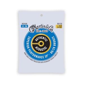 Martin Authentic Acoustic Guitar Strings, Medium 13-56