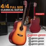 Pyle 41" Acoustic Guitar Kit with Accessories - Cherry Burst