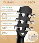 Vangoa Full-Size Acoustic Electric Guitar Bundle