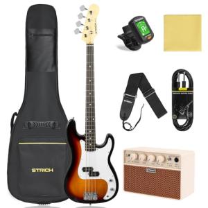 STRICH 4-String Electric Bass Guitar Starter Kit