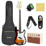 STRICH 4-String Electric Bass Guitar Starter Kit