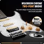 Fesley 39" Solid Body Electric Guitar with Pickups