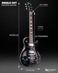 Leo Jaymz SC Series Electric Guitar with Skull Design
