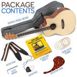 Pyle 41" Electric Acoustic Guitar Kit with Extras