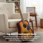 Fender FA-125 Sunburst Acoustic Guitar Bundle