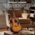 Fender FA-125 Sunburst Acoustic Guitar Bundle