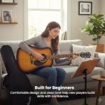 Fender FA-125 Sunburst Acoustic Guitar Bundle