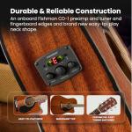 Fender CD-60SCE All Mahogany Acoustic-Electric Guitar Bundle