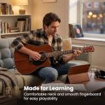 Fender CD-60SCE All Mahogany Acoustic-Electric Guitar Bundle