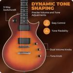 Fesley 39" LP Electric Guitar Kit for Beginners