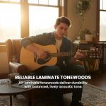 Fender FA-125 Dreadnought Acoustic Guitar Bundle