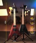 AKLOT Metal V Electric Guitar with Accessories