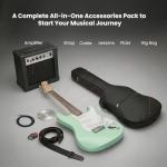 Fender Squier Stratocaster Surf Green Guitar Bundle