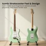 Fender Squier Stratocaster Surf Green Guitar Bundle