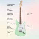 Fender Squier Stratocaster Surf Green Guitar Bundle
