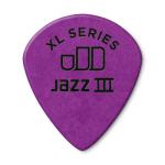 Dunlop Tortex Jazz III XL Purple Picks, 1.14mm