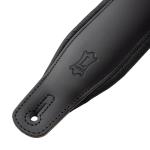 Levy's 3" Foam-Padded Black Guitar Strap