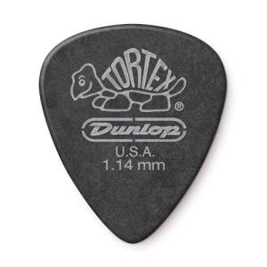 Dunlop Tortex Pitch Black Picks, 1.14mm, 12 Pack