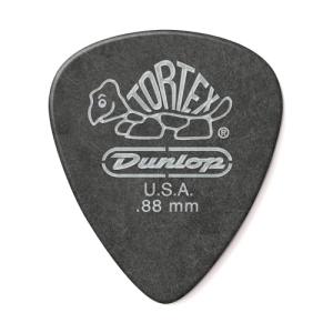 Dunlop Tortex Pitch Black .88mm Guitar Picks – 12 Pack