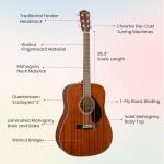 Fender CD-60S All Mahogany Acoustic Guitar Bundle