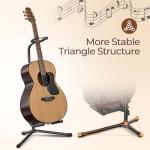 Adjustable Black Guitar Stand for All Styles