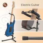 Adjustable Black Guitar Stand for All Styles