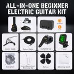 AODSK 39-Inch Electric Guitar Beginner Kit