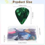 60 Colorful Guitar Picks in 3 Thicknesses